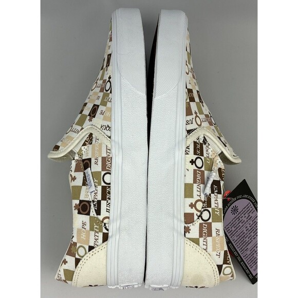 Vans Women Asher Divine Energy Natural/Multicolor Canvas Skate Shoes Size 8 NWT - Picture 7 of 11